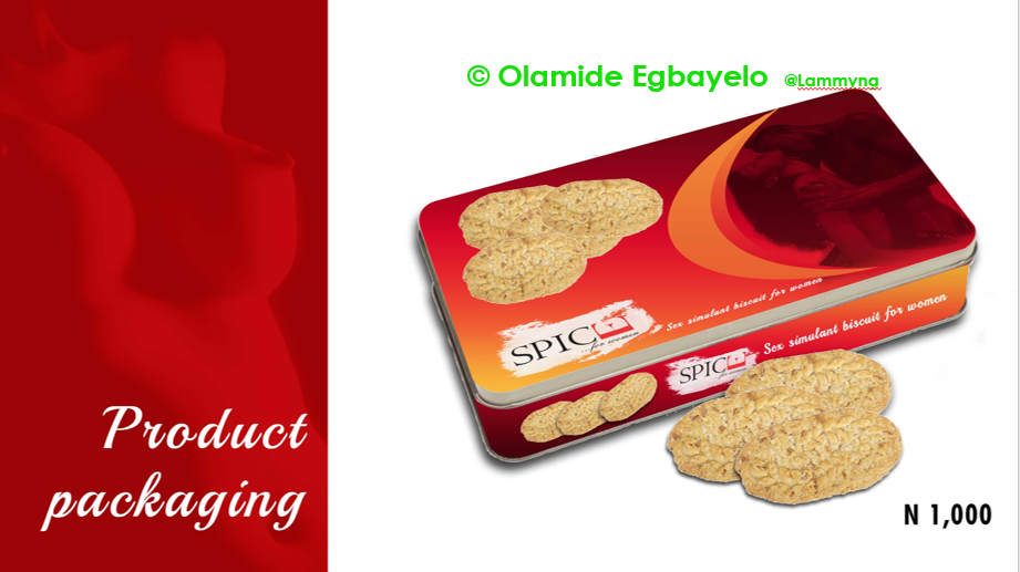 I branded a sex stimulant biscuit called Spice