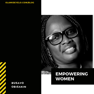 Busayo Obisakin - women empowerment