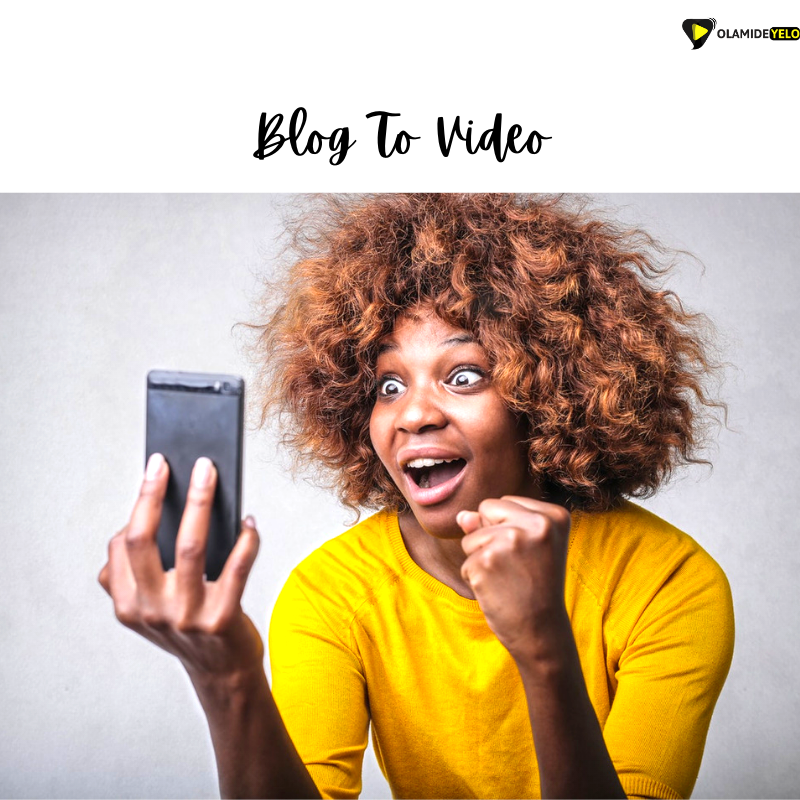 BLOG Blogpost to video