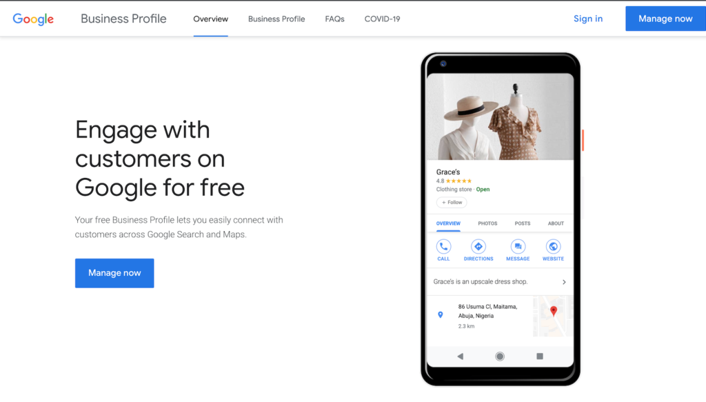 Google Business Profile (Google My Business)